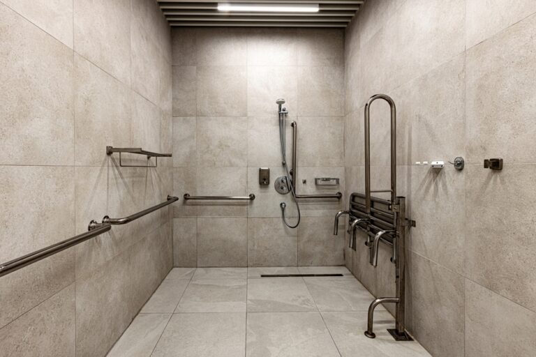 Where Should Grab Bars Be Placed in a Walk-In Shower?